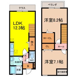 ウィステリア菜花の物件間取画像